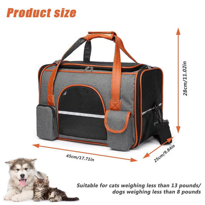 Faltbare Transporttasche für Katze & Hund bis 8kg – Reisebox