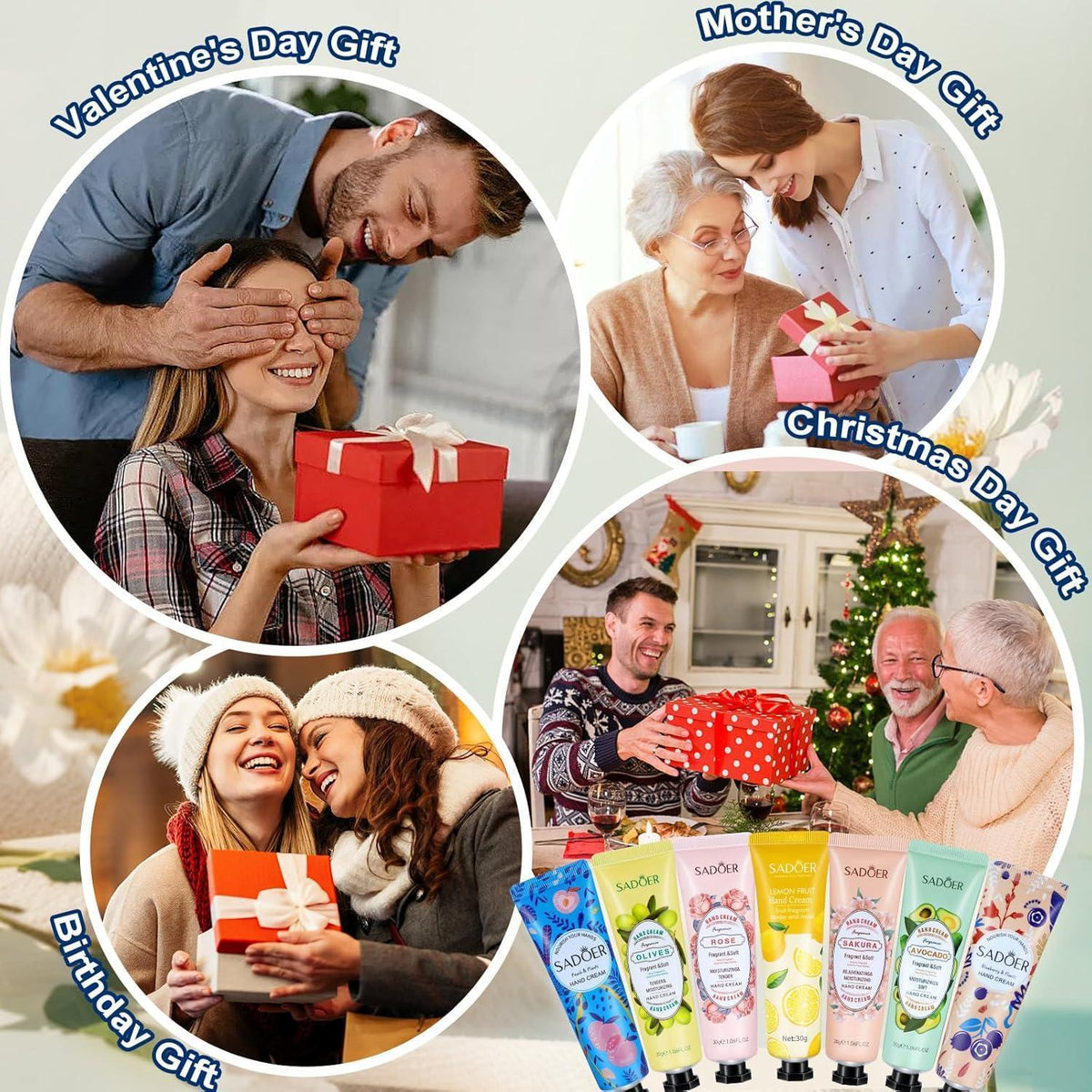 Handcreme Set 21er Pack mit 7 Düften für Damen & Herren