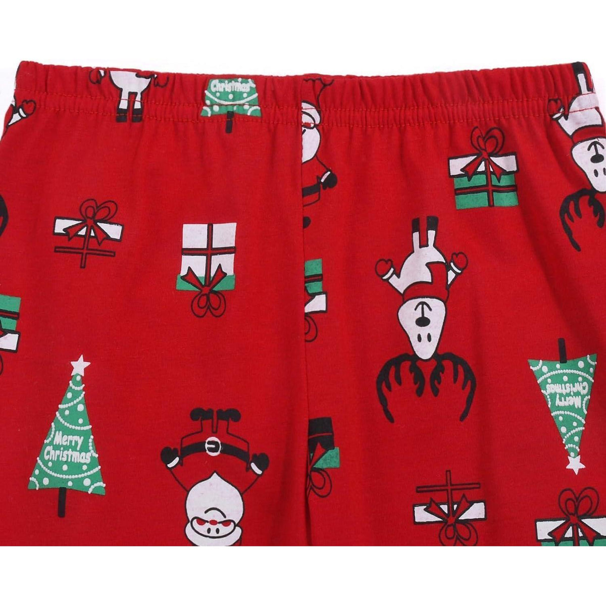 Weihnachts Schlafanzug Kinder Baumwolle Pyjama Set 2-12 Jahre