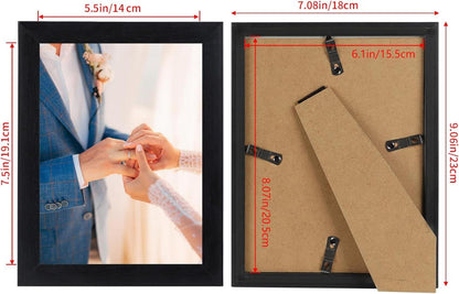 12er Schwarz Bilderrahmen Set 15x20 cm Fotorahmen für Fotos