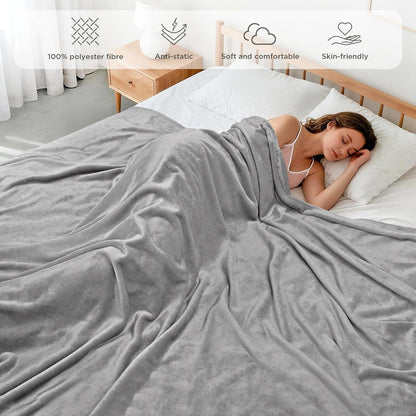 Wärmer Weiche Flauschig Flanell Sofadecke 230x240cm