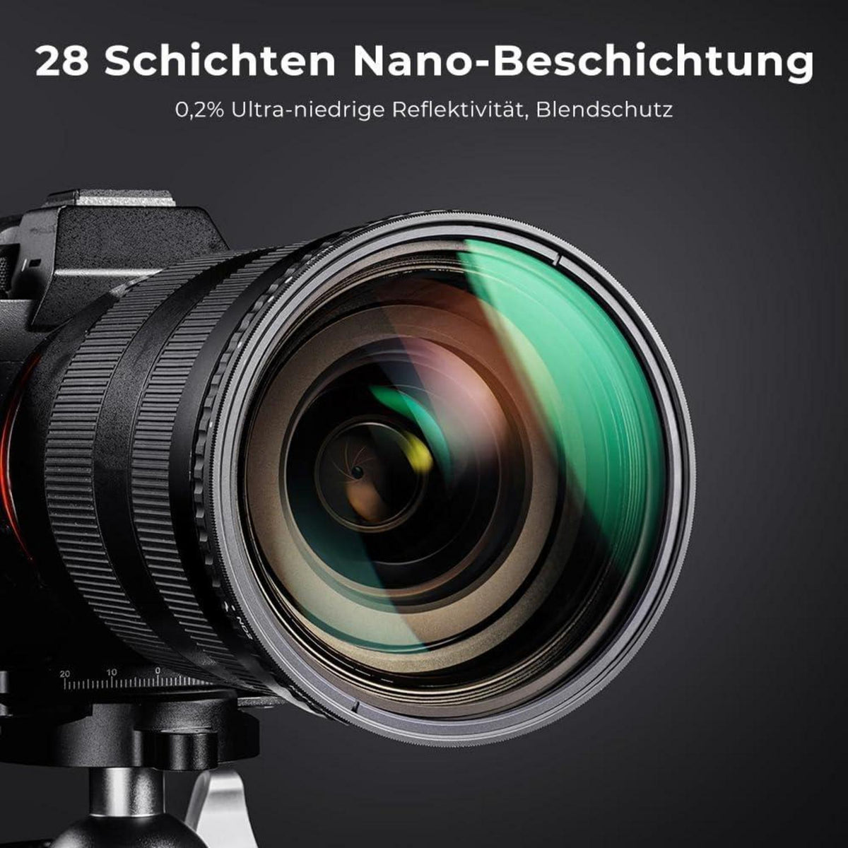 Variabler ND-Filter 105mm ND2-32 (1-5 Blendenstufen) für Fotografie