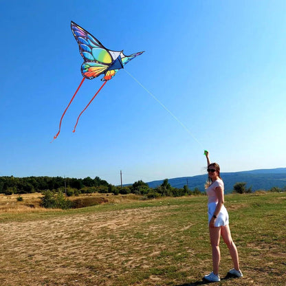 Schmetterlingsdrachen für Kinder und Erwachsene, einfach zu fliegen