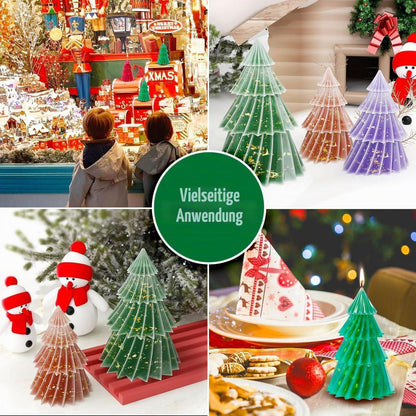 Silikonform Weihnachten: Kerzen & Bastelformen Baum, Tannenbaum