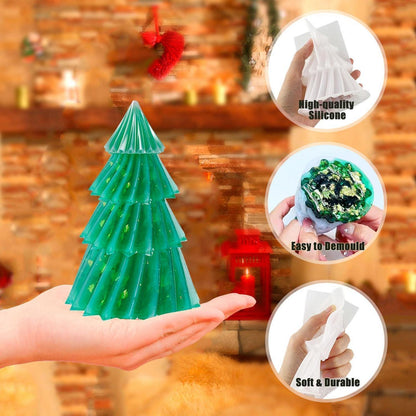 Silikonform Weihnachten: Kerzen & Bastelformen Baum, Tannenbaum