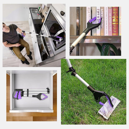 108cm Greifzange faltbar mit Magnet, violett