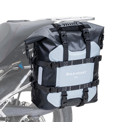 Wasserdichte Motorrad Seitentasche 25L Edelstahl Federung