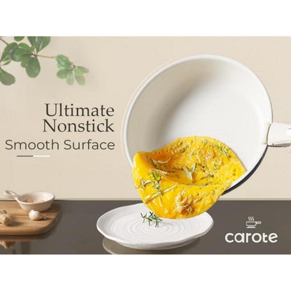 CAROTE 9-teiliges Edelstahl Töpfe Pfannen Set, Induktion