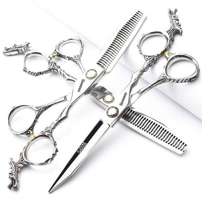Professionelle Haarschneiderschere Set 6 Zoll Edelstahl