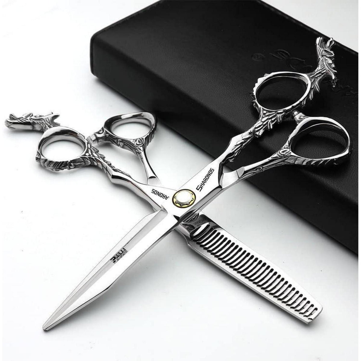 Professionelle Haarschneiderschere Set 6 Zoll Edelstahl
