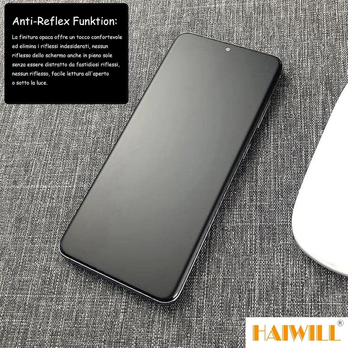 3x Matt Schutzfolie Samsung Galaxy A32 5G Anti-Fingerabdruck 9H