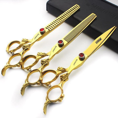 Japanische Friseurschere 7 Zoll – 3er Set Edelstahl