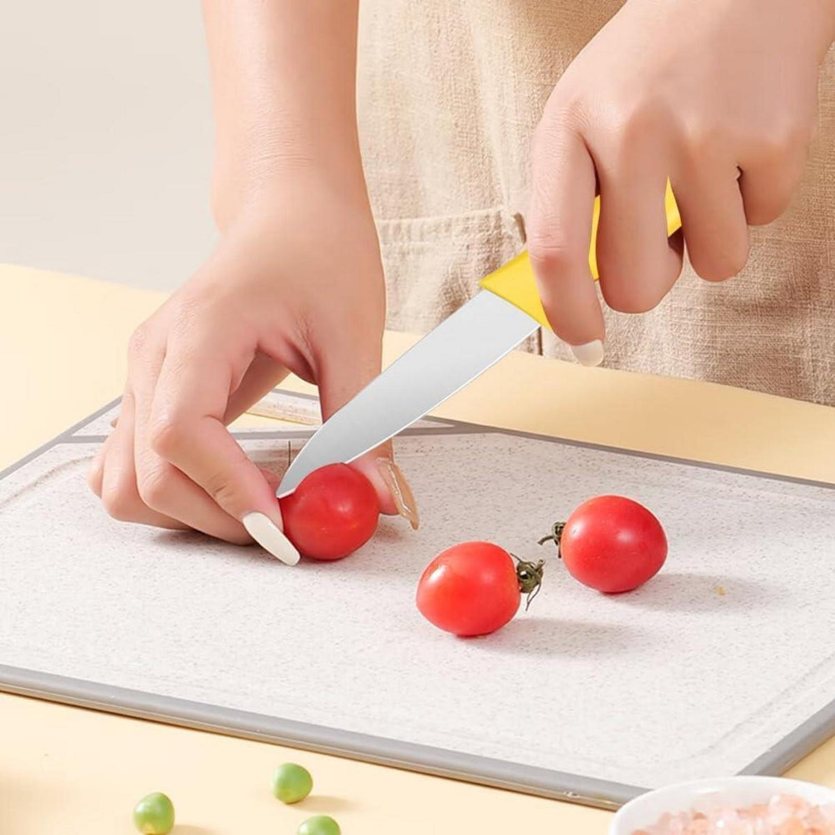 4-tlg. Küchenmesser Set | Obst, Gemüse & Schälmesser | Multicolor