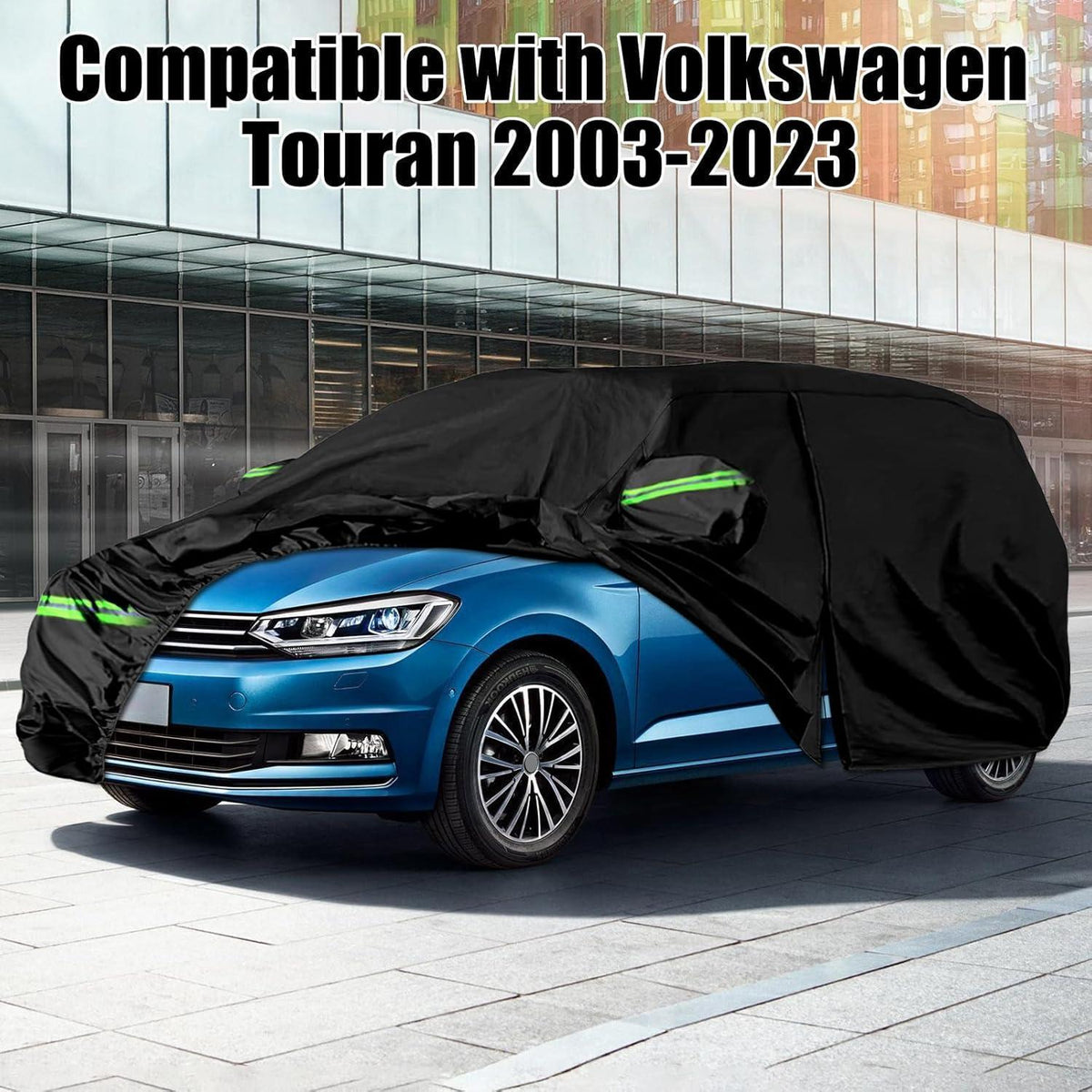 Auto Abdeckung für VW Touran 2003-2025 – Allwetterschutz mit Schloss