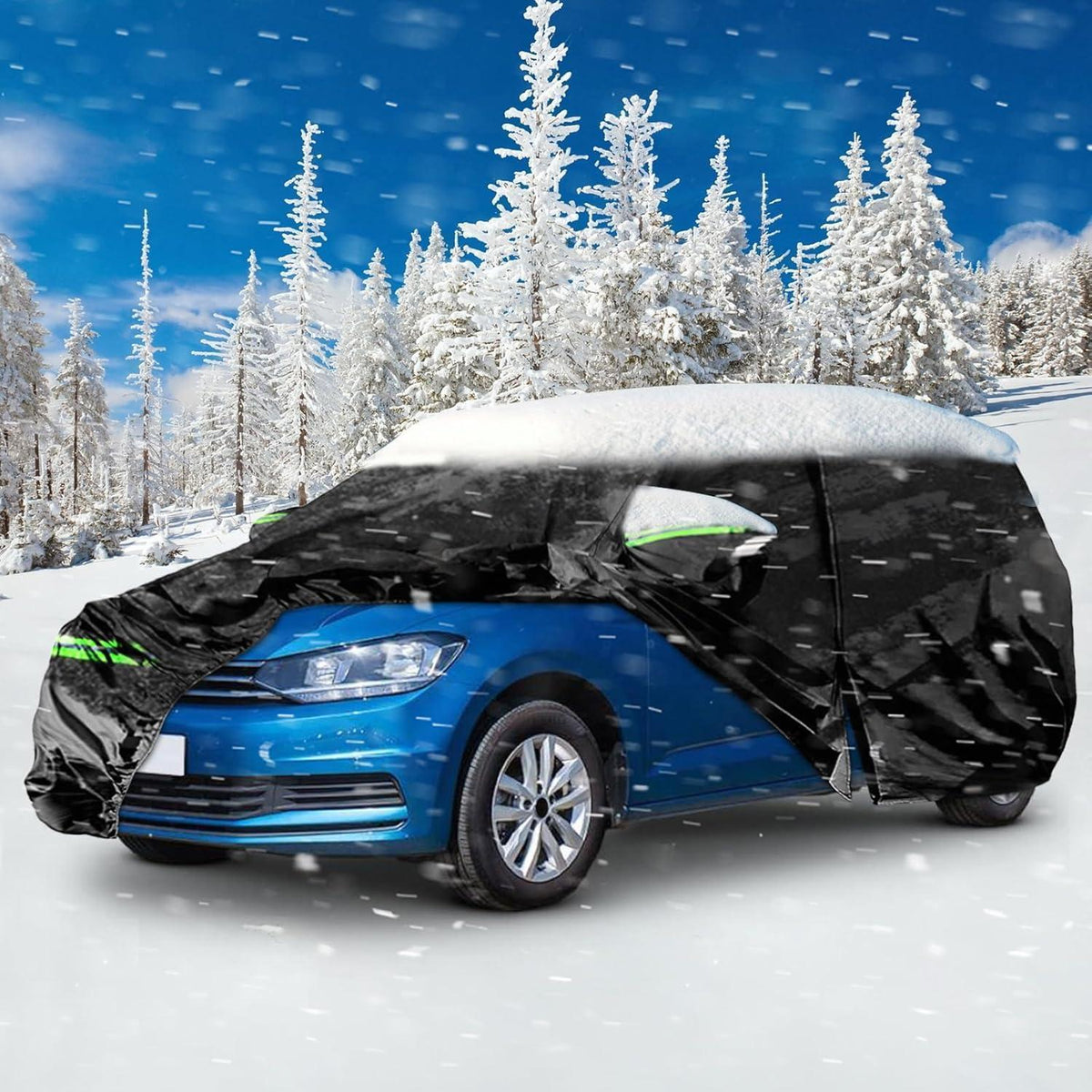 Auto Abdeckung für VW Touran 2003-2025 – Allwetterschutz mit Schloss