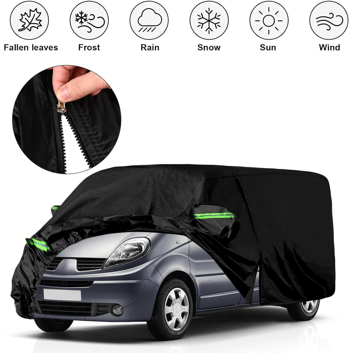 Auto Abdeckung für Renault Trafic 2010-2023 SWB – Allwetterschutz