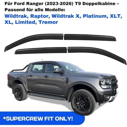 Windabweiser Ford Ranger 2023-2026 Doppelkabine