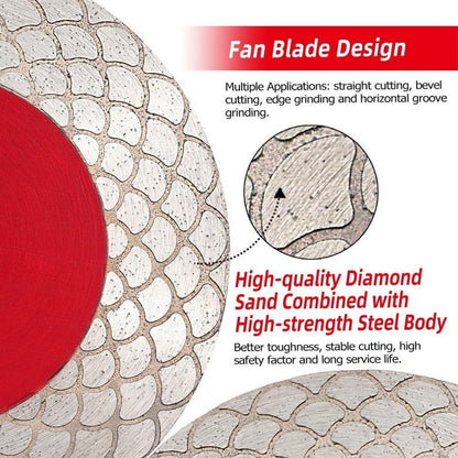 Diamant-Trennscheibe 115mm 5er Set für Fliesen & Marmor
