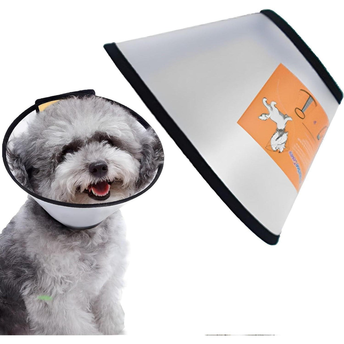 Hundekegel Verstellbar – Schutzkragen für Hunde (23-27cm)