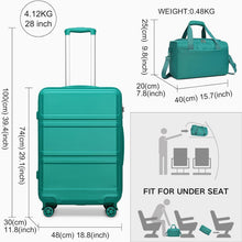 KONO 2-teiliges Groß Reisekoffer Set 74cm Trolley + Ryanair