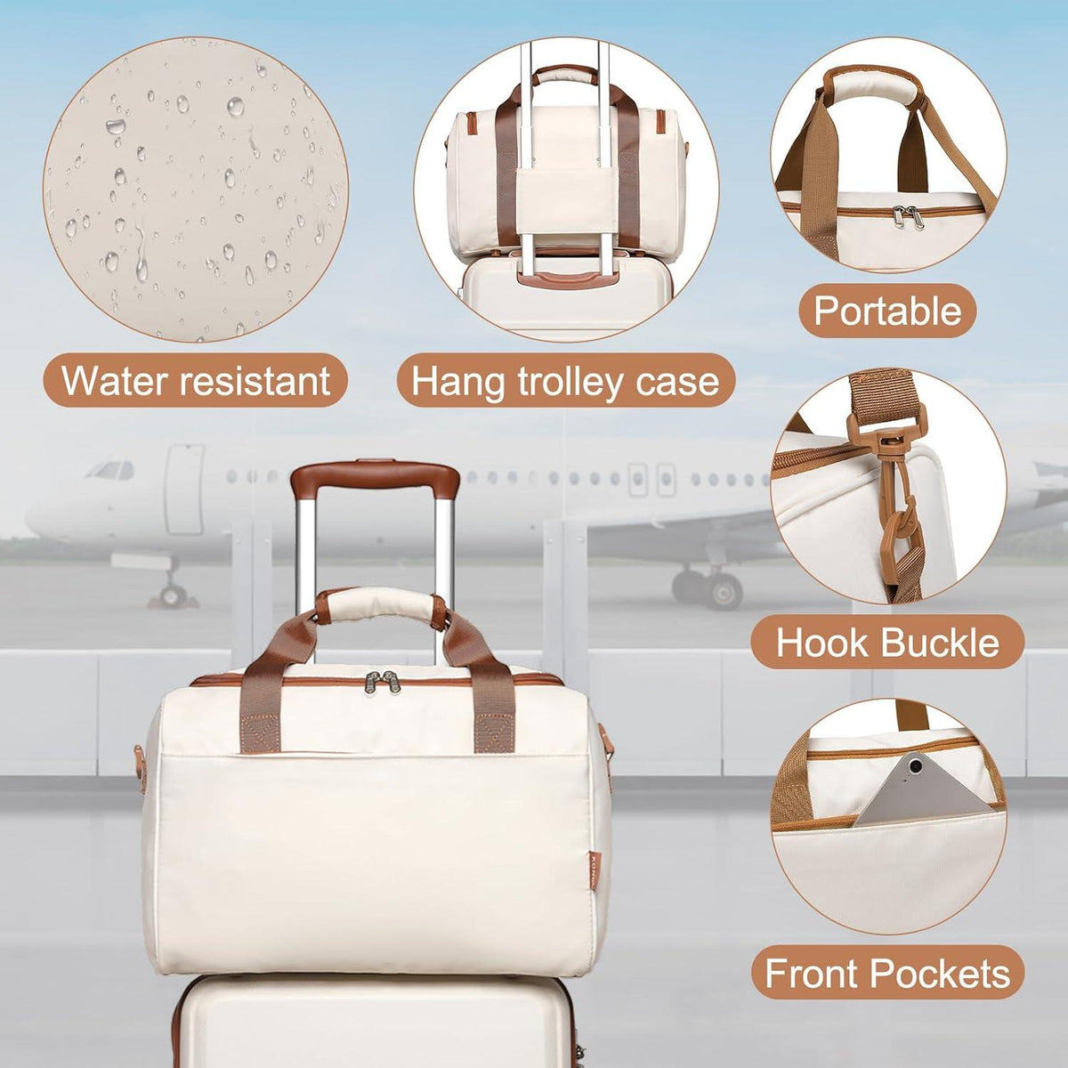 KONO Mittelgroß Reisekoffer Rollkoffer Set 2-teilig Gepäcksets 65cm Ryanair