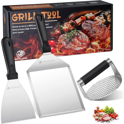 SchwabenBurger Burger Set XL Plancha Spachtel Burgerpresse
