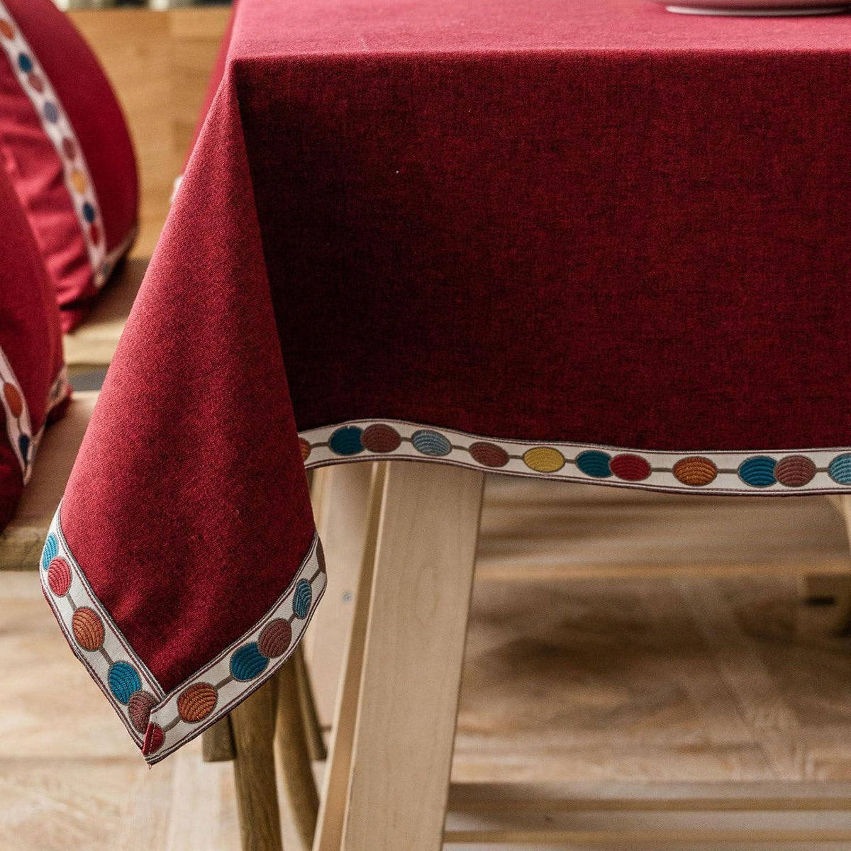 Rechteckige Tischdecke 130x240cm – Wasserabweisend & Abwaschbar