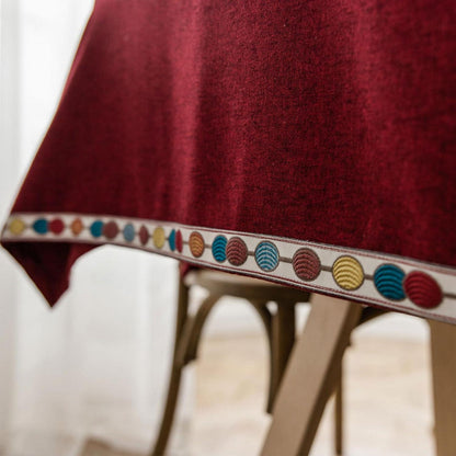 Rechteckige Tischdecke 130x300cm – Wasserabweisend & Abwaschbar
