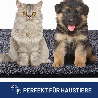 Schmutzfangmatte Grau 120x180 cm – Rutschfest & Waschbar