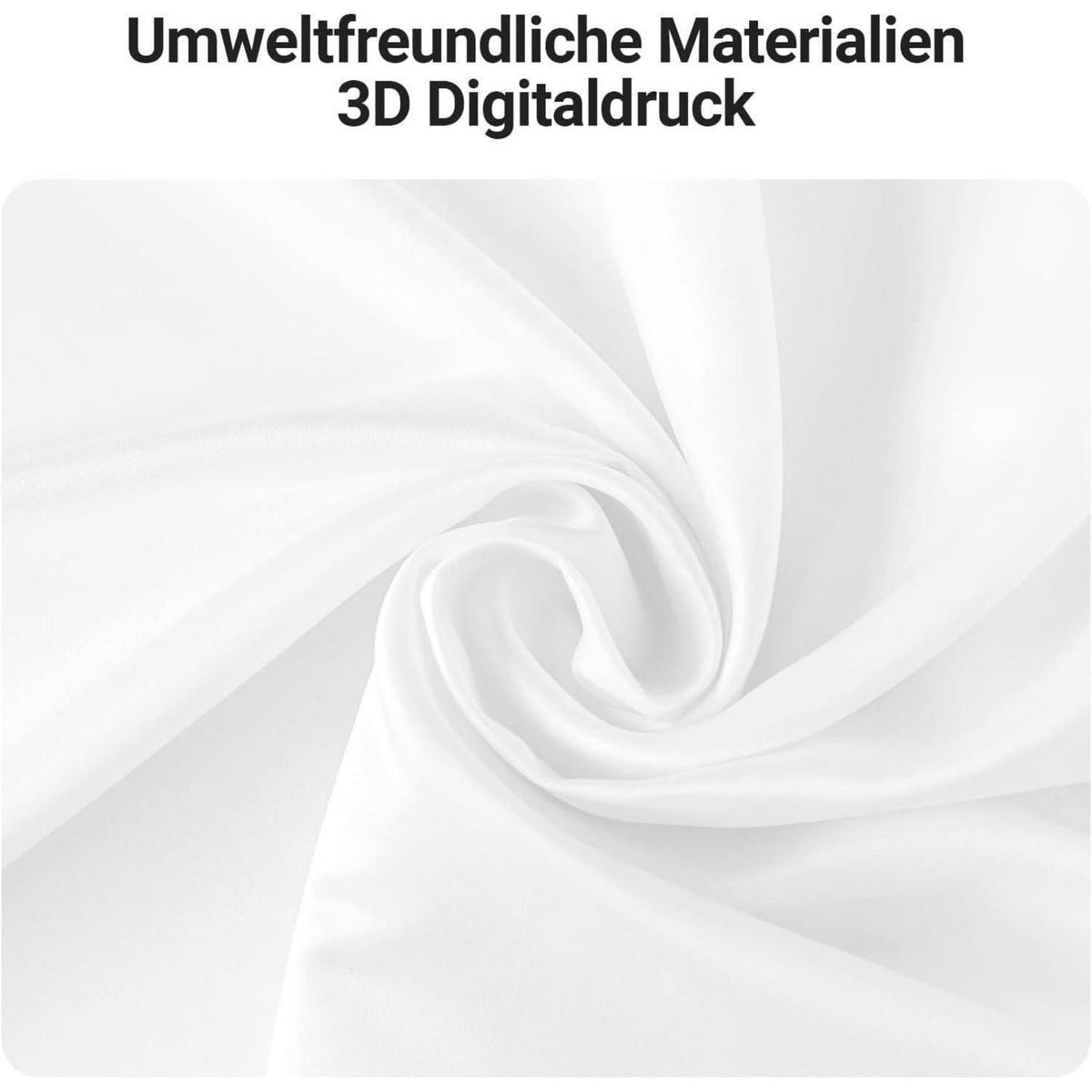 Duschvorhang Reinweiß 240x200cm Textil Wasserabweisend Waschbar