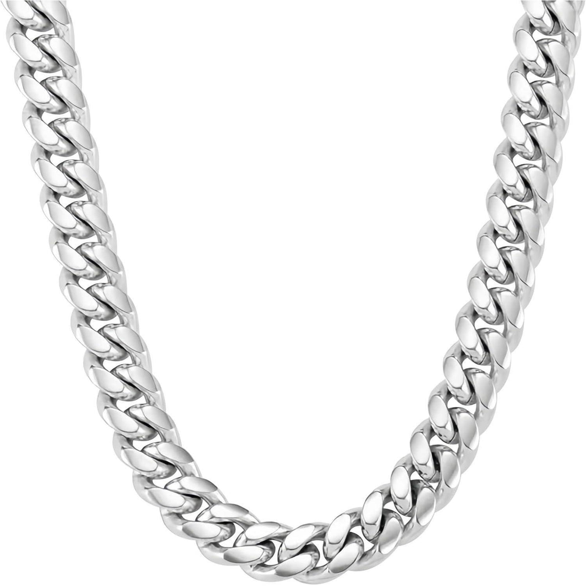 Herren Panzerkette 18 Karat Vergoldet Edelstahl 10/12mm, 46-66cm