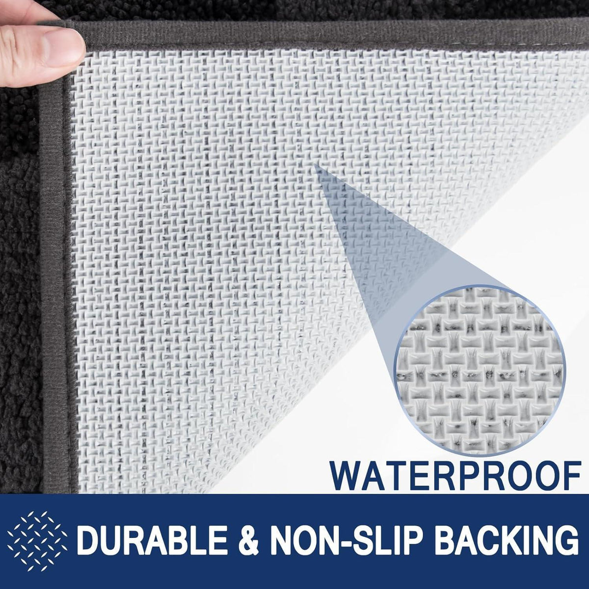Waschbare Fußmatte 80x178 cm – Schmutzfangmatte für Innen & Eingang