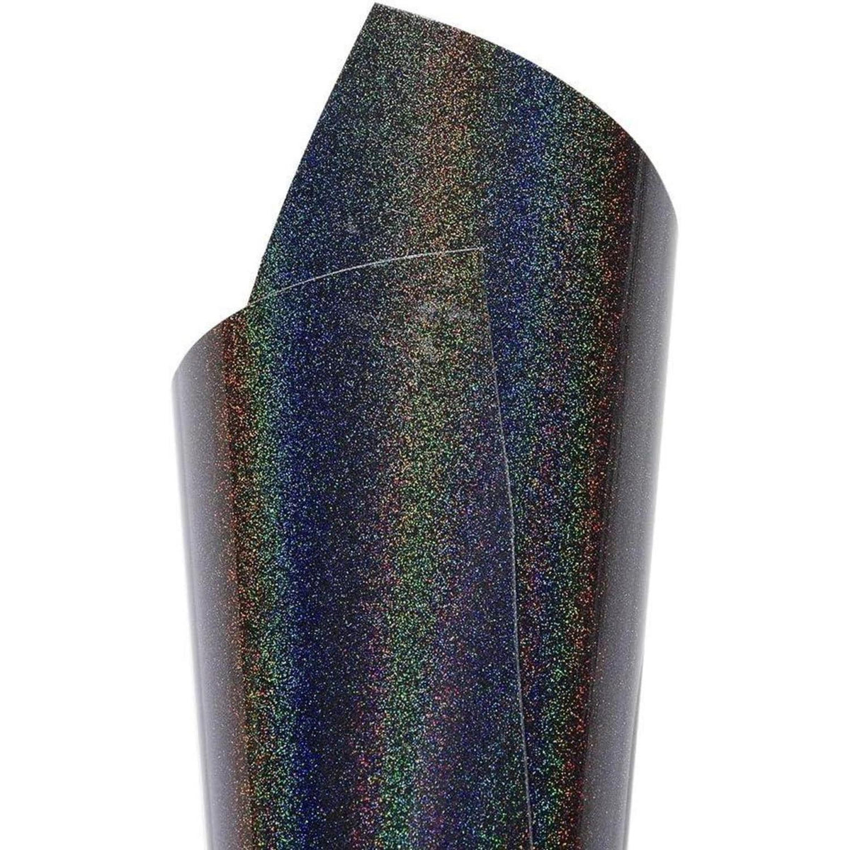 Graue Autofolie mit Regenbogen-Effekt – Car Wrapping Folie 75x152cm