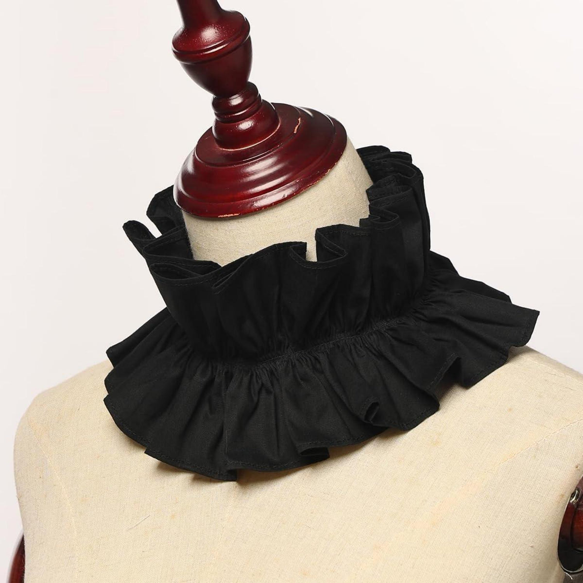 Rüschenkragen Renaissance viktorianisch Polyester-Seide