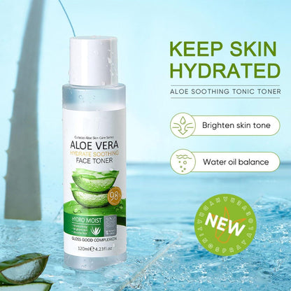 Aloe Vera Gesichtspflege set Geschenkset Frauen 8tlg