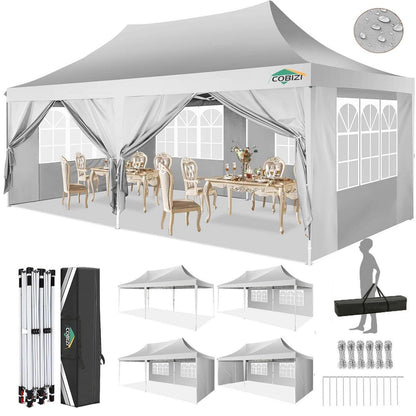 Faltpavillon 3x6 wasserdicht – Partyzelt für Garten & Events