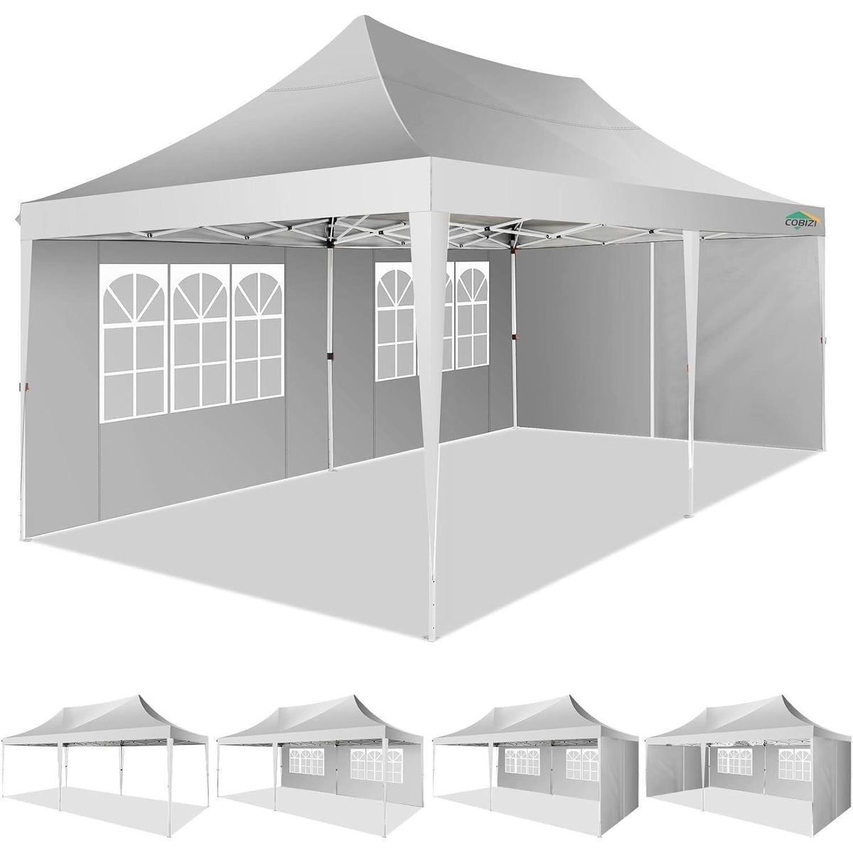 Faltpavillon 3x6 wasserdicht – Partyzelt für Garten & Events