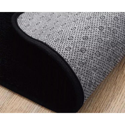 Rutschfester Badezimmerteppich flauschig Beige 120x160 cm