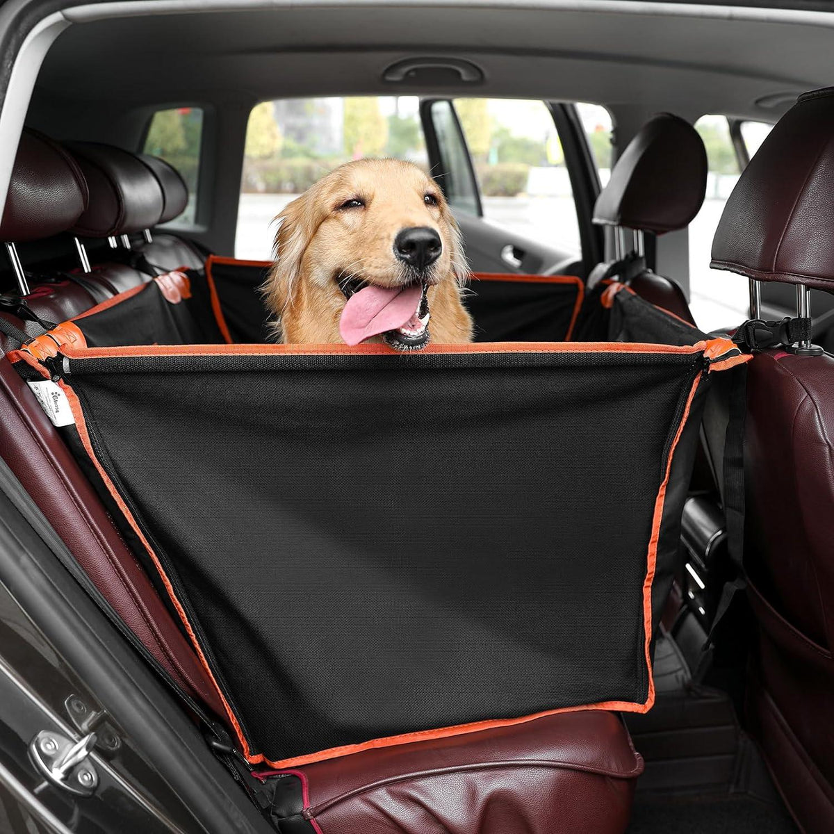 Autositz Hunde Groß Mittel Stabil 4 Gurte Rücksitz Klassisch 70*50*55