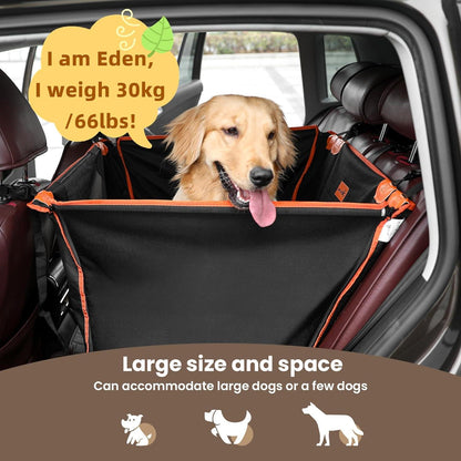 Autositz Hunde Groß Mittel Stabil 4 Gurte Rücksitz Klassisch 70*50*55