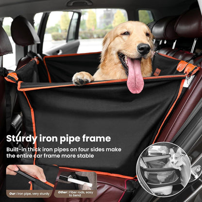 Hundeautositz Verstärkt für Mittlere und Große Hunde 70*50*55 cm