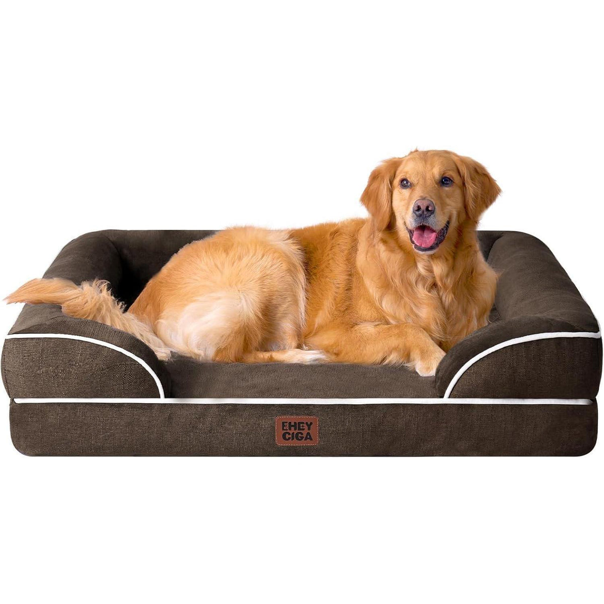 Orthopädisches Hundebett XL mit Memory Foam, waschbar, wasserdicht