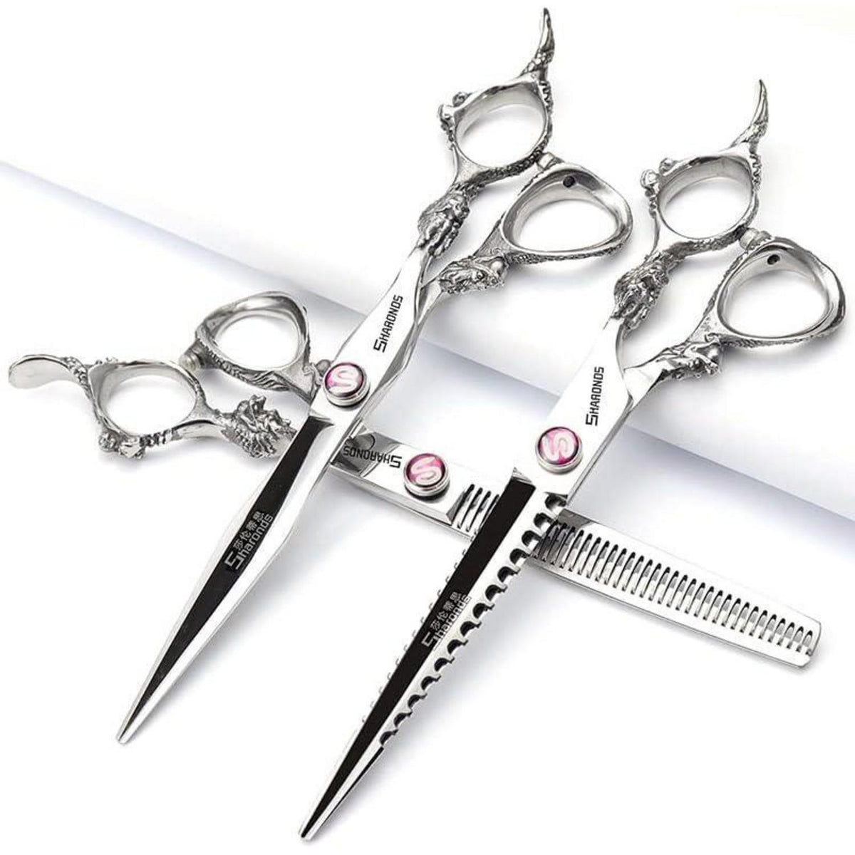 Professionelle Friseurschere 6/7 Zoll 440C Stahl