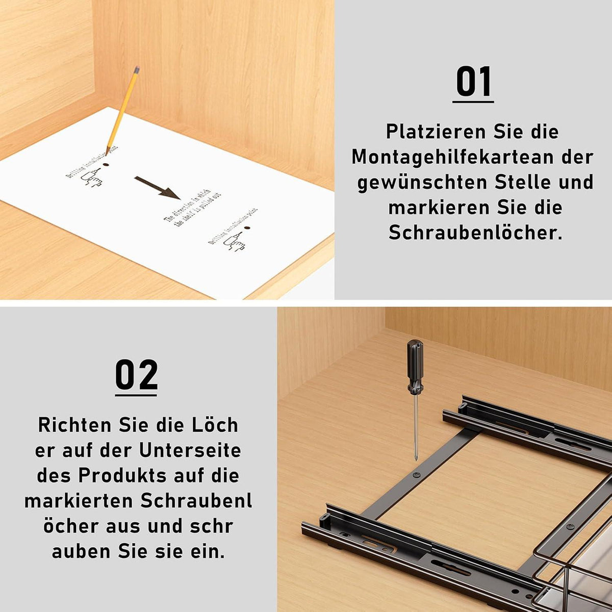 Gewürzregal Metall Ausziehbar Schrank Organizer Küche P26.4*L22.2*H5.6CM