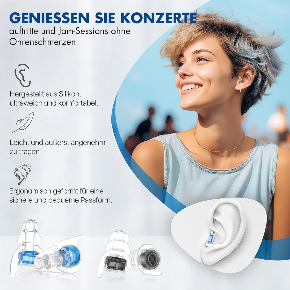 Konzert Ohrstöpsel Gehörschutz – Lärmreduktion & Komfort