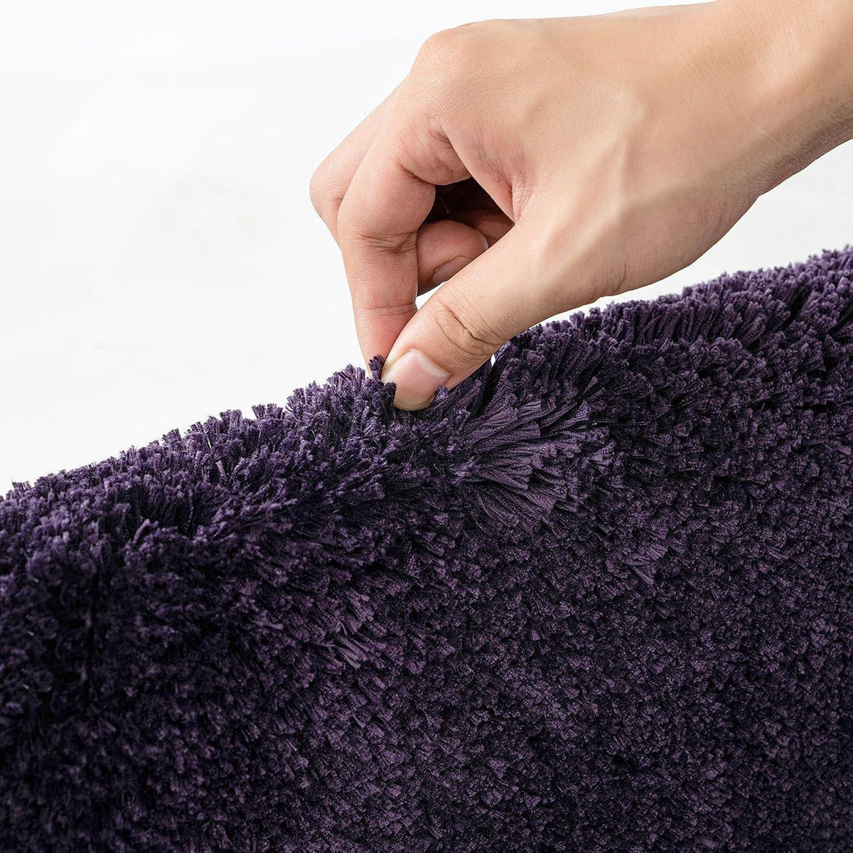 Badematte Lila 50x80 cm - Weich, Rutschfest & Saugstark