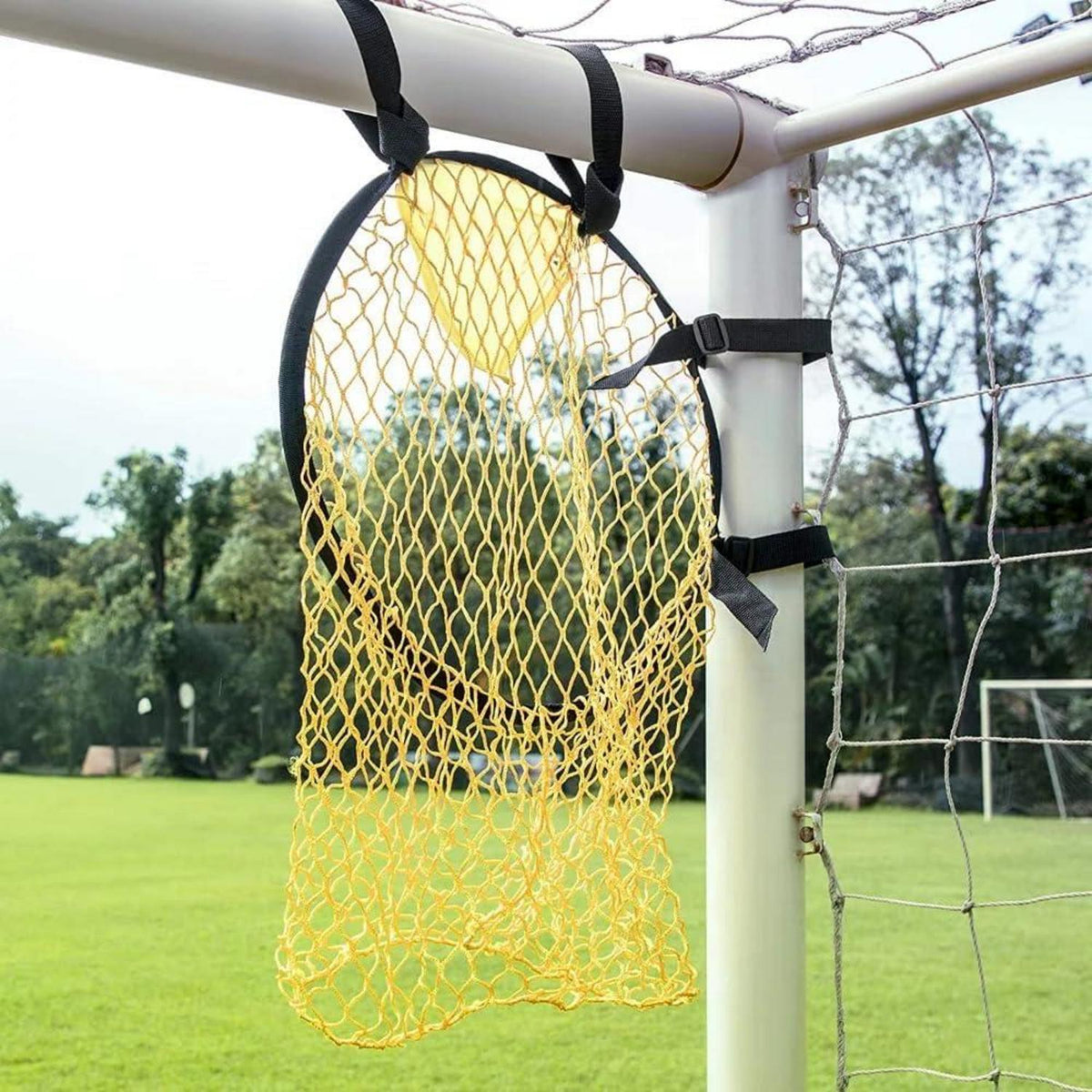 YHOTOGEA Fußballtor-Zielnetz Top-Behälter Fußball-Trainingsgeräte Kinder
