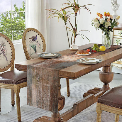 Herbst Tischläufer Leinen Braun – Modern & Vielseitig 33x183cm