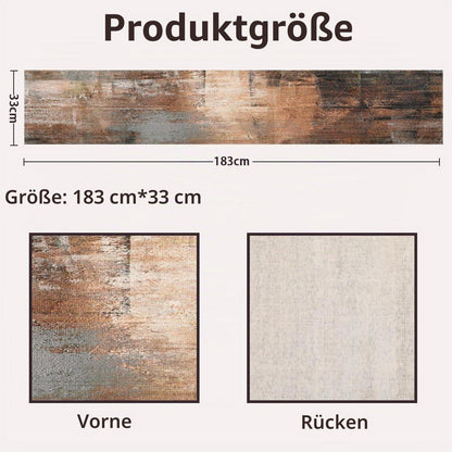 Herbst Tischläufer Leinen Braun – Modern & Vielseitig 33x183cm