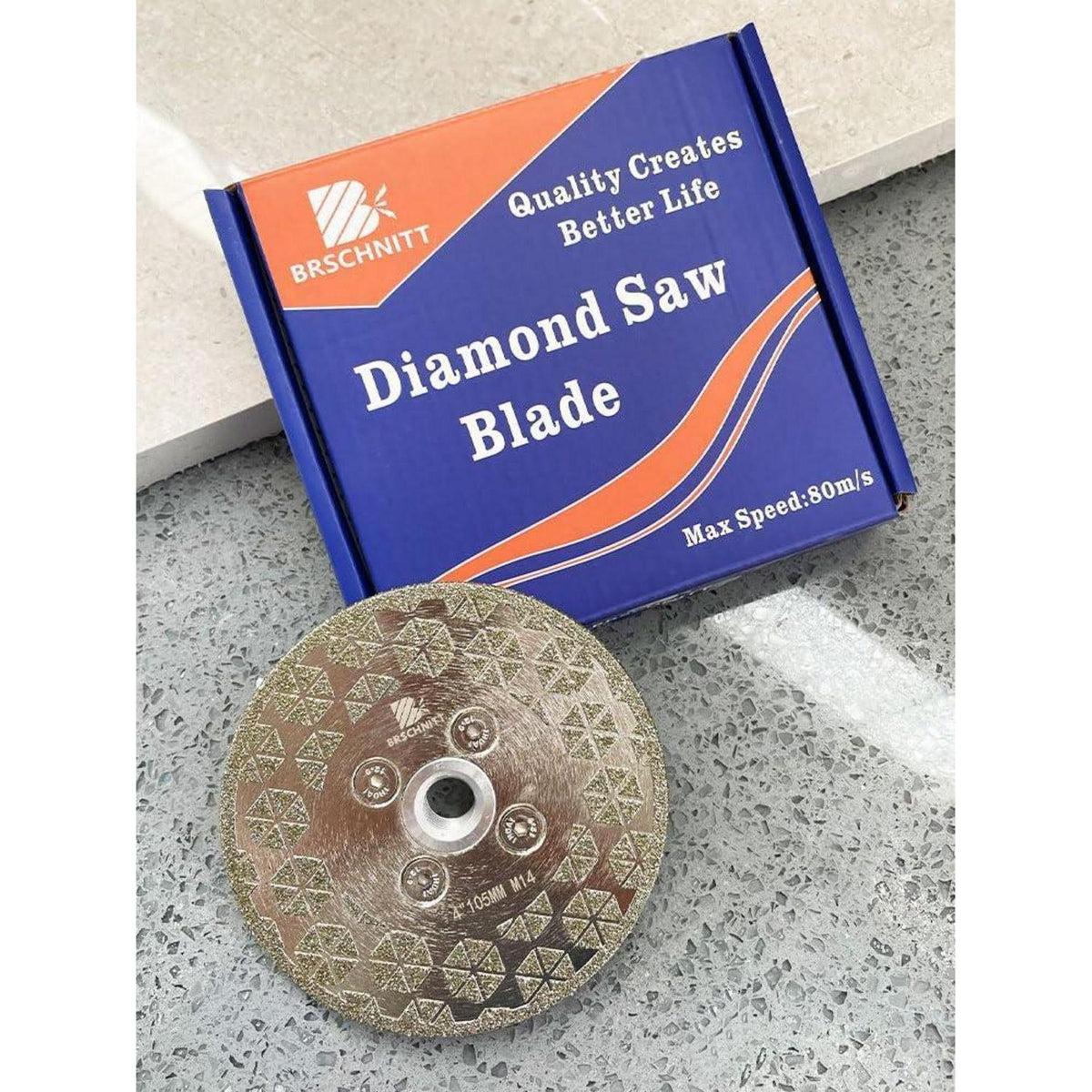 Diamanttrennscheibe 125mm beidseitig für Fliesen & Stein